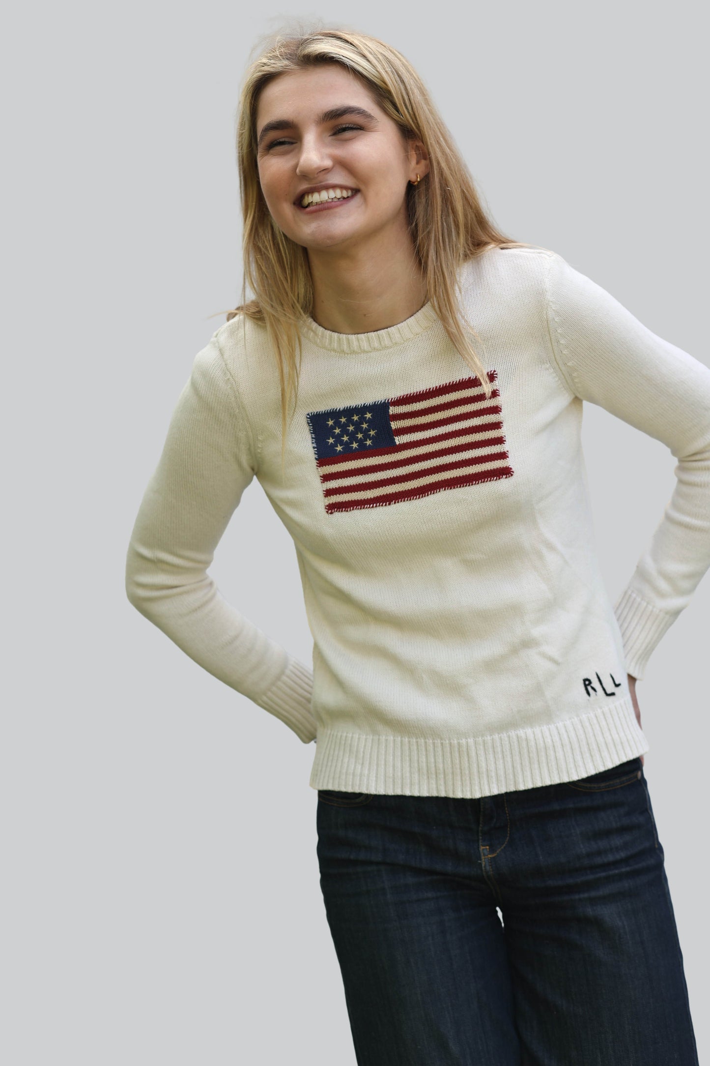 Vintage Ralph Lauren U.S.A Flag Jumper