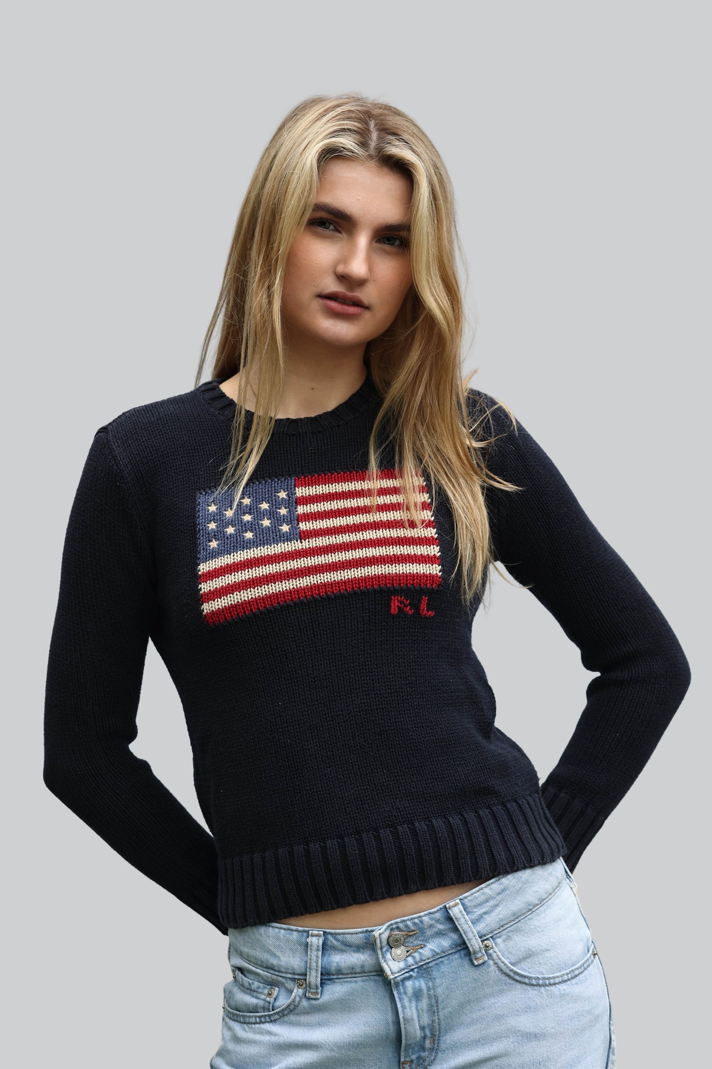Vintage Ralph Lauren U.S.A Flag Jumper