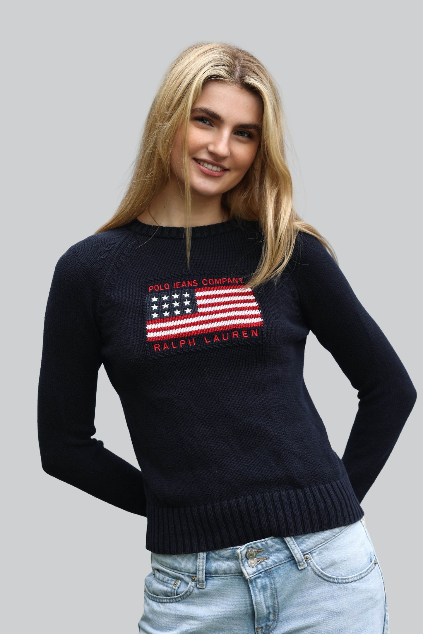 Vintage Ralph Lauren U.S.A Flag Jumper