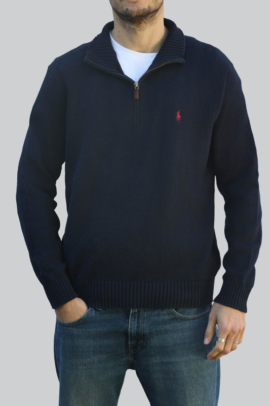 Vintage Ralph Lauren Knitted Quarter Zip Jumper