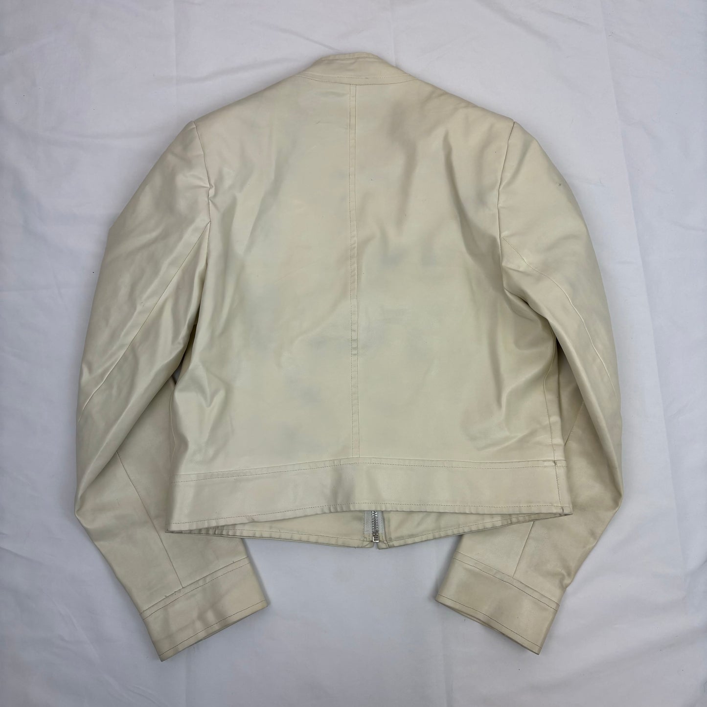 Off White Leather Jacket