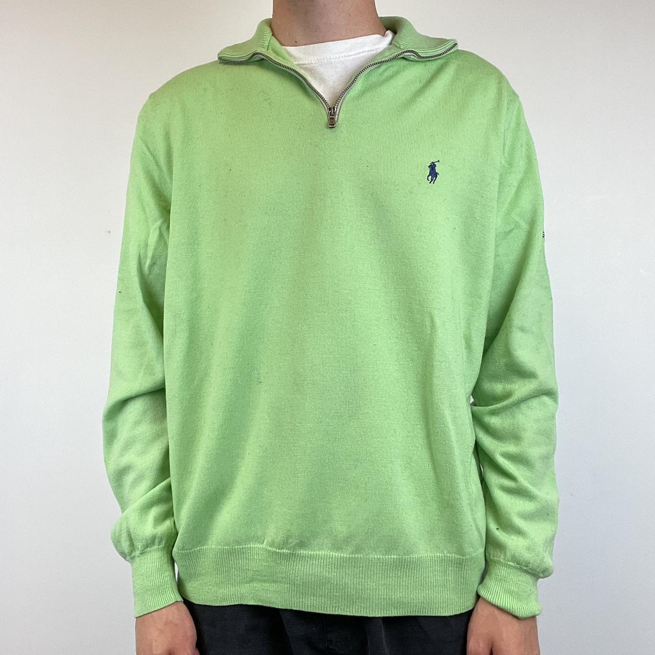 Ralph Lauren Quarter Zip Jumper - L