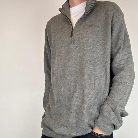 Ralph Lauren Quarter Zip with horse - XL