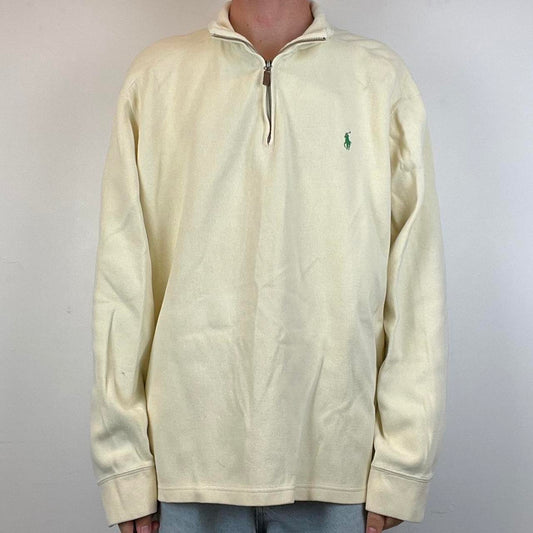 Ralph Lauren Quarter Zip Jumper - XL