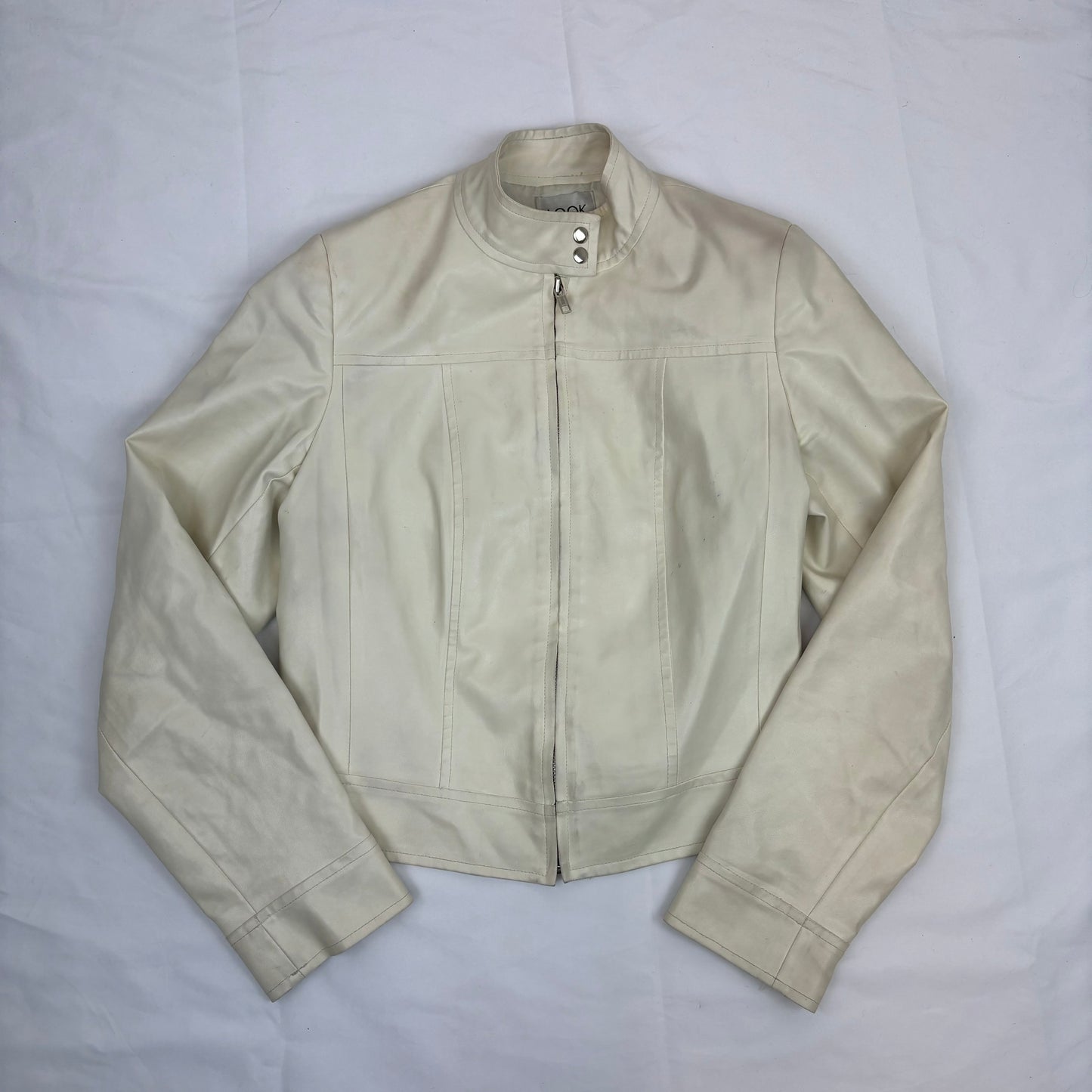 Off White Leather Jacket