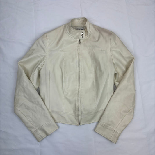 Off White Leather Jacket