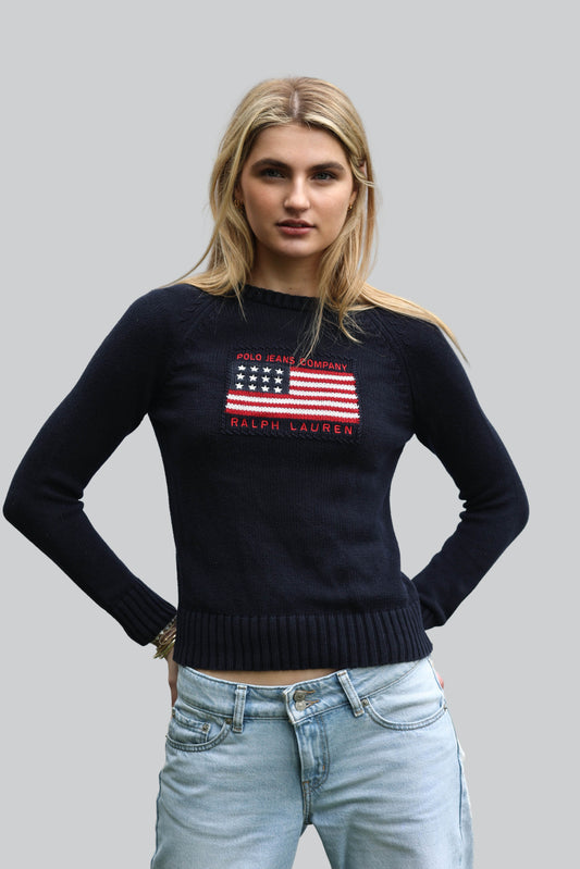 Vintage Ralph Lauren U.S.A Flag Jumper