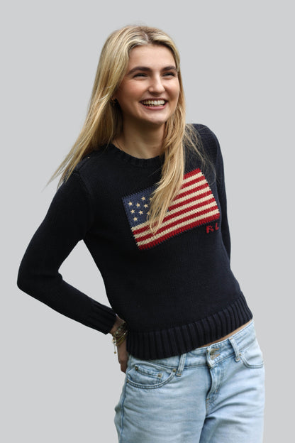 Vintage Ralph Lauren U.S.A Flag Jumper