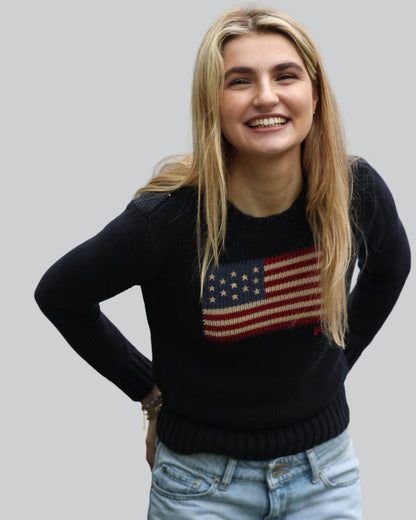Vintage Ralph Lauren U.S.A Flag Jumper