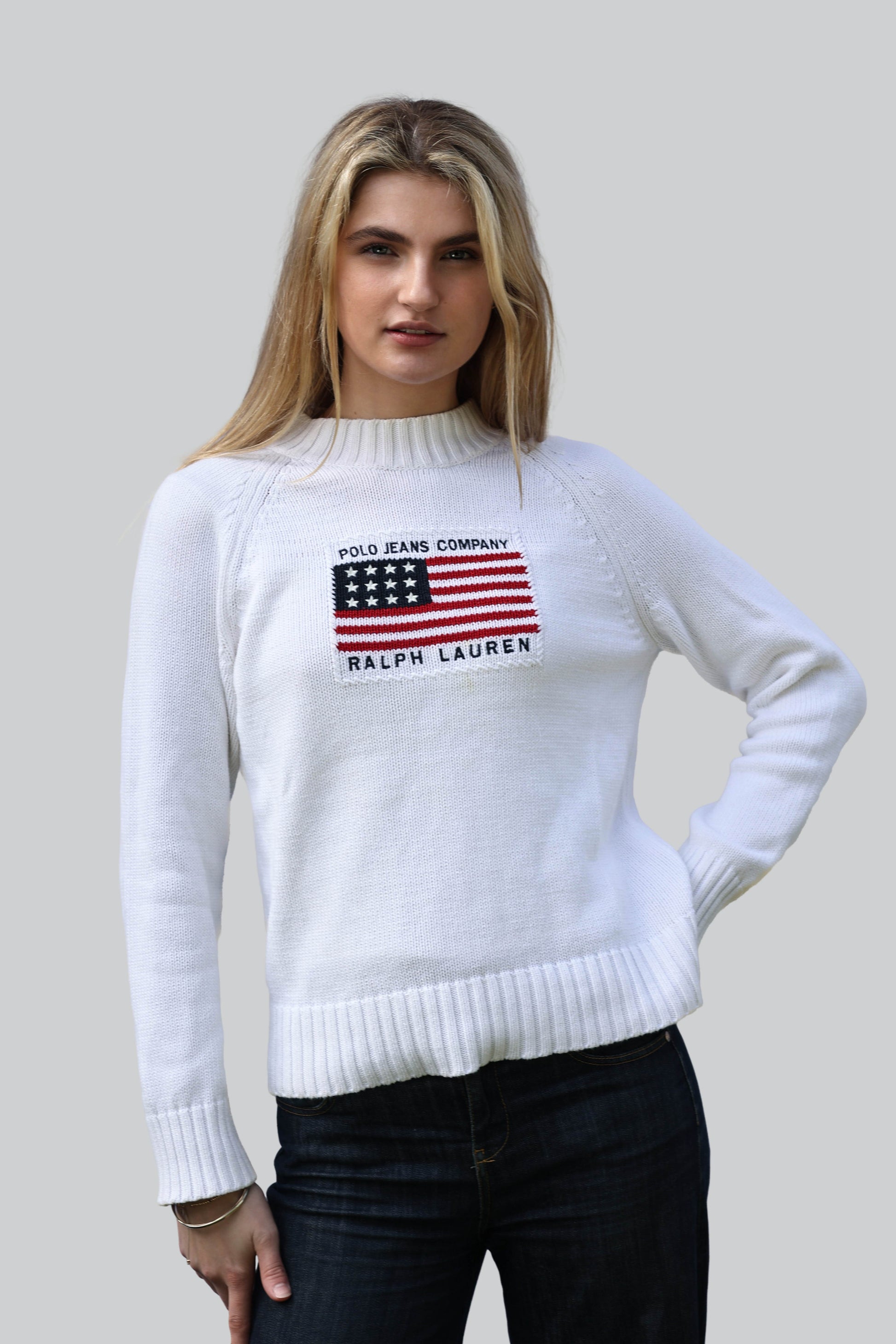 Vintage Ralph Lauren Flag Jumper