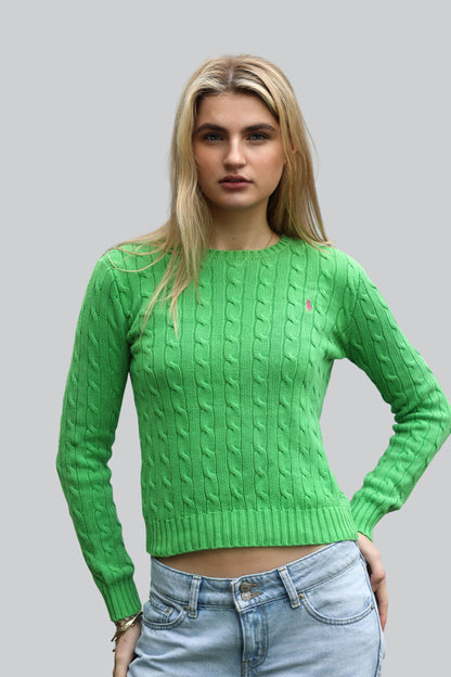 Vintage Ralph Lauren Cable Knit Jumper - Crew Neck