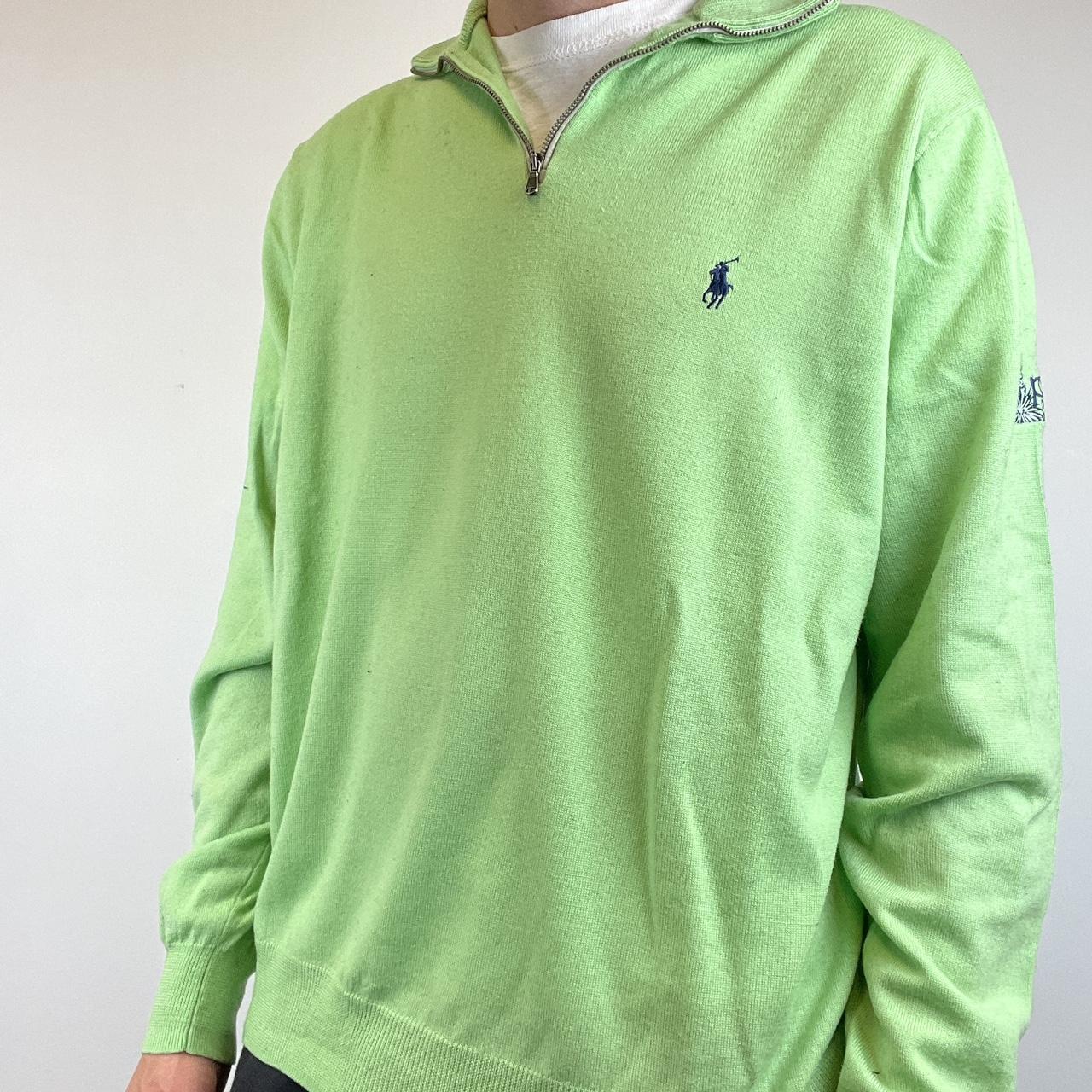 Ralph Lauren Quarter Zip Jumper - L