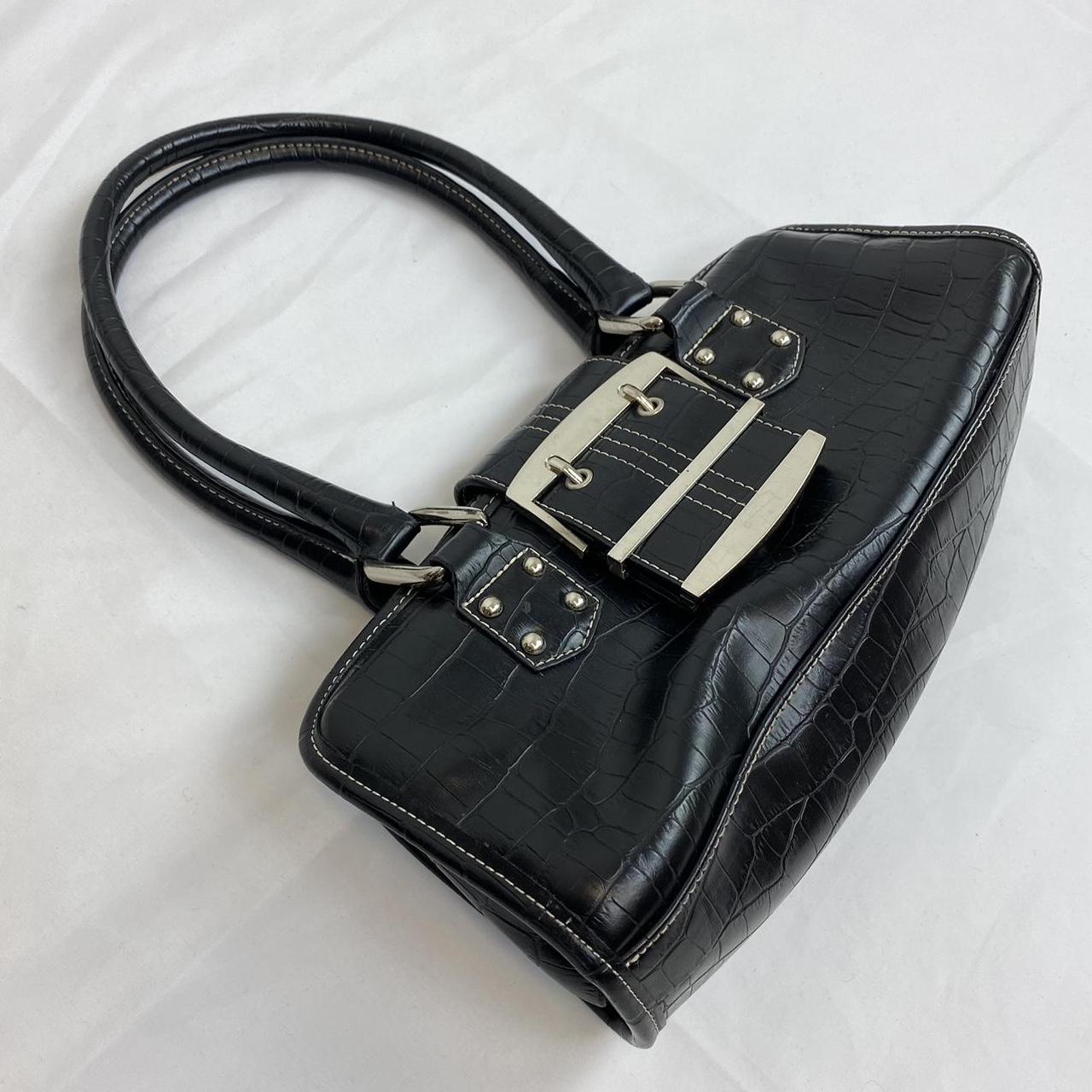 Leather Buckle Handbag