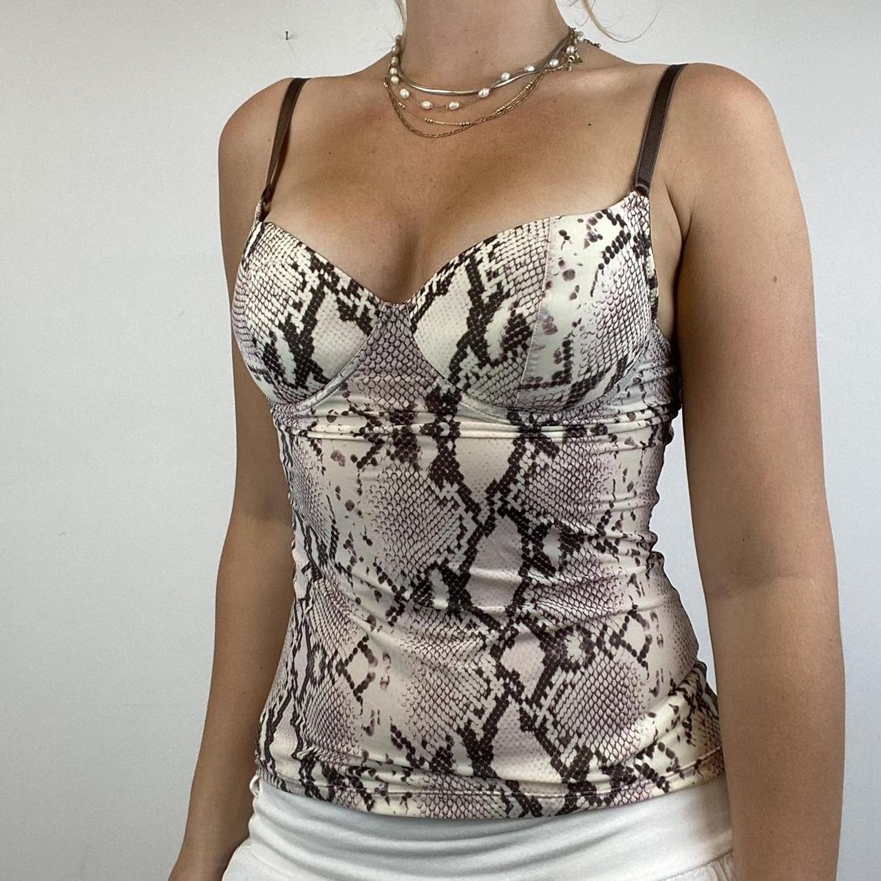 snakeprint cami top