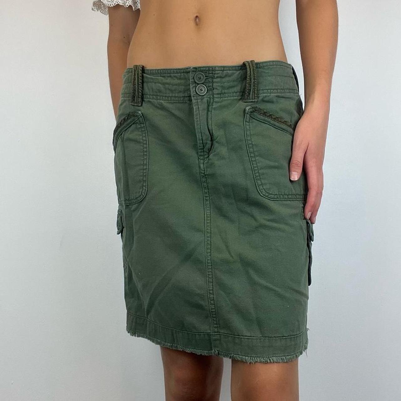 Cargo midi skirt