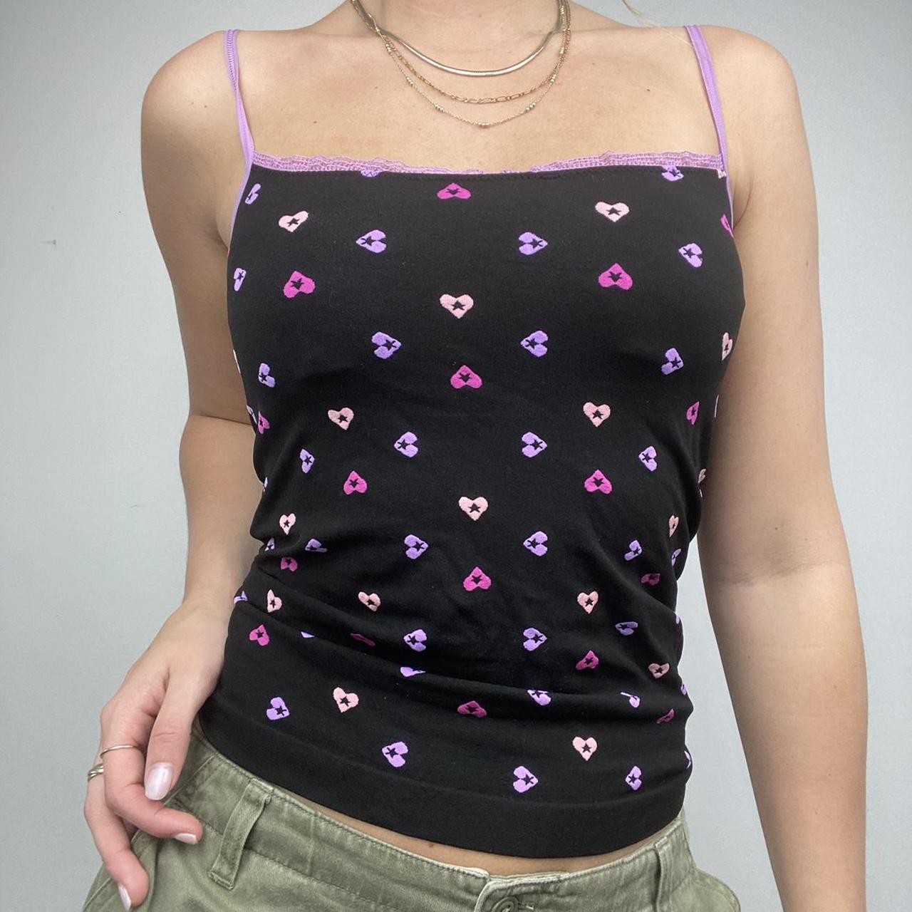 graphic print cami top