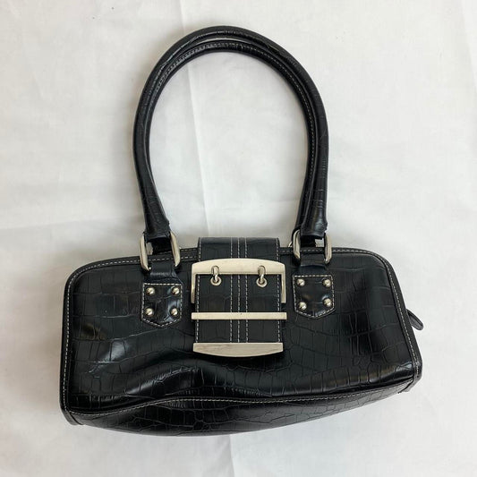 Leather Buckle Handbag