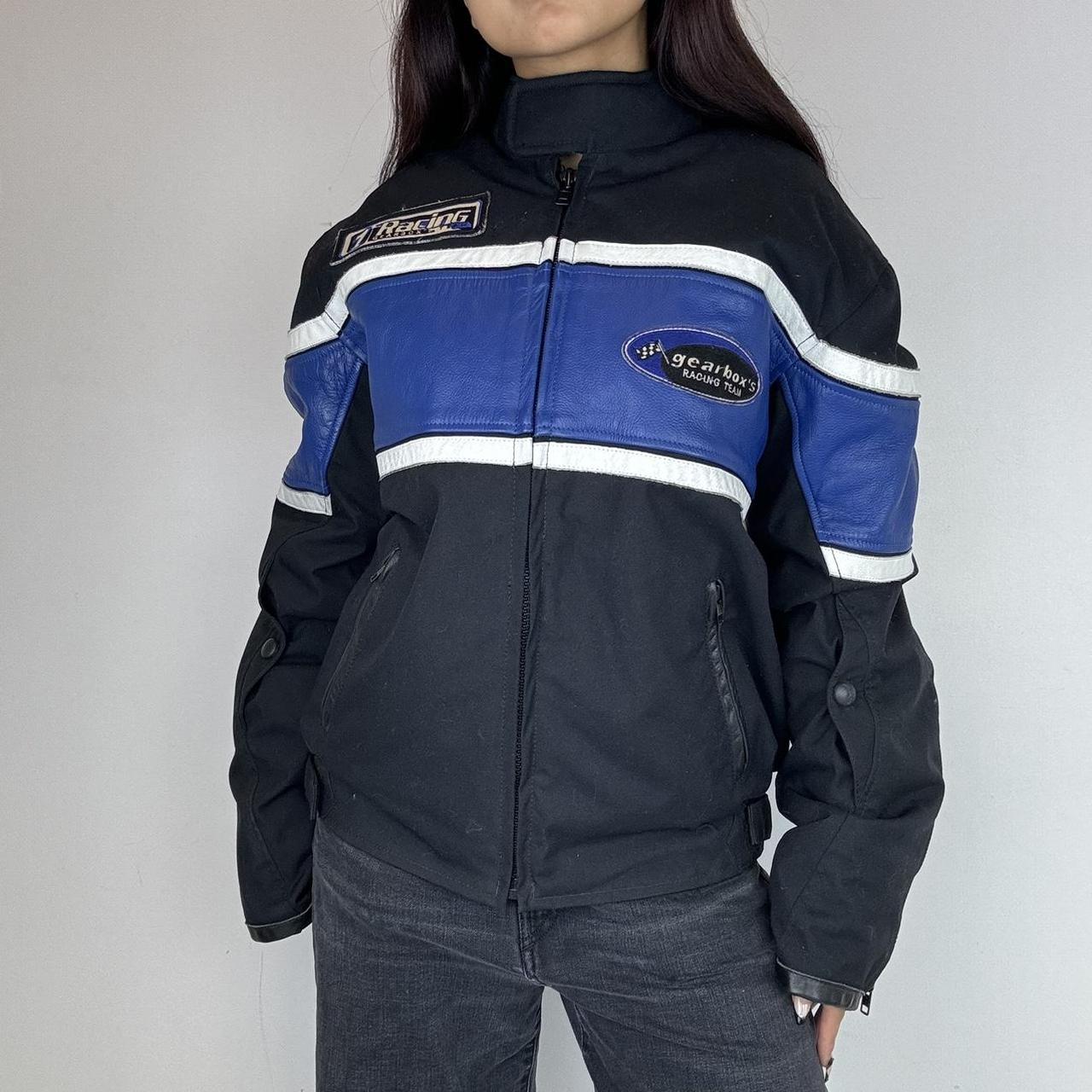 Blue and Black Racing Jacket