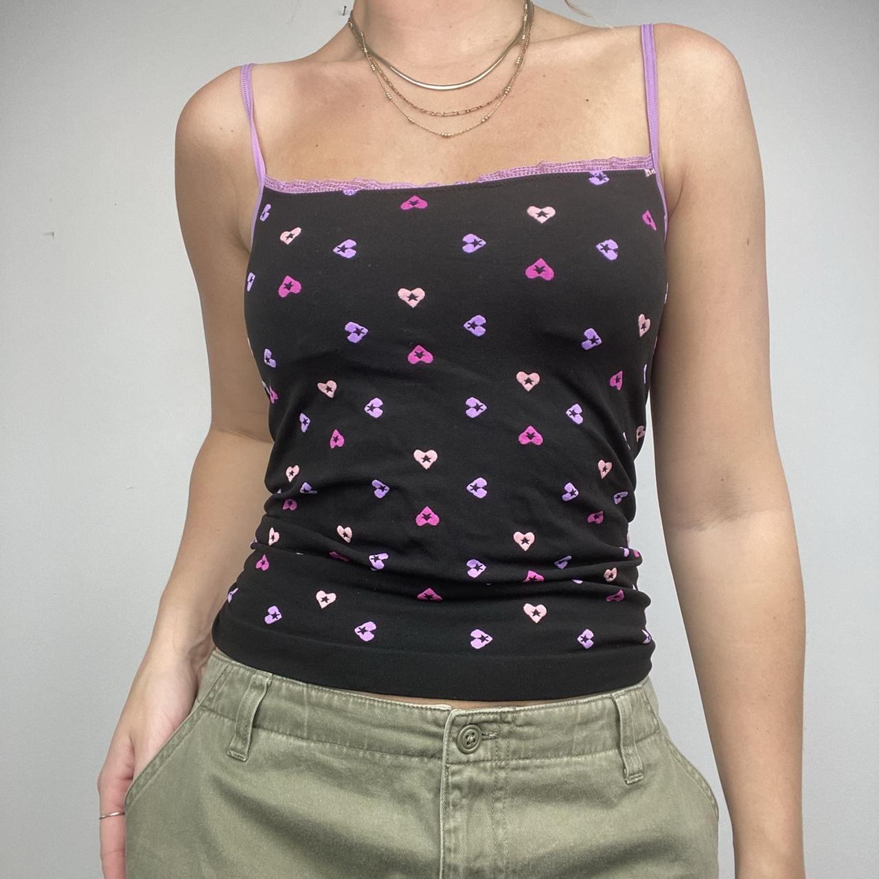 graphic print cami top