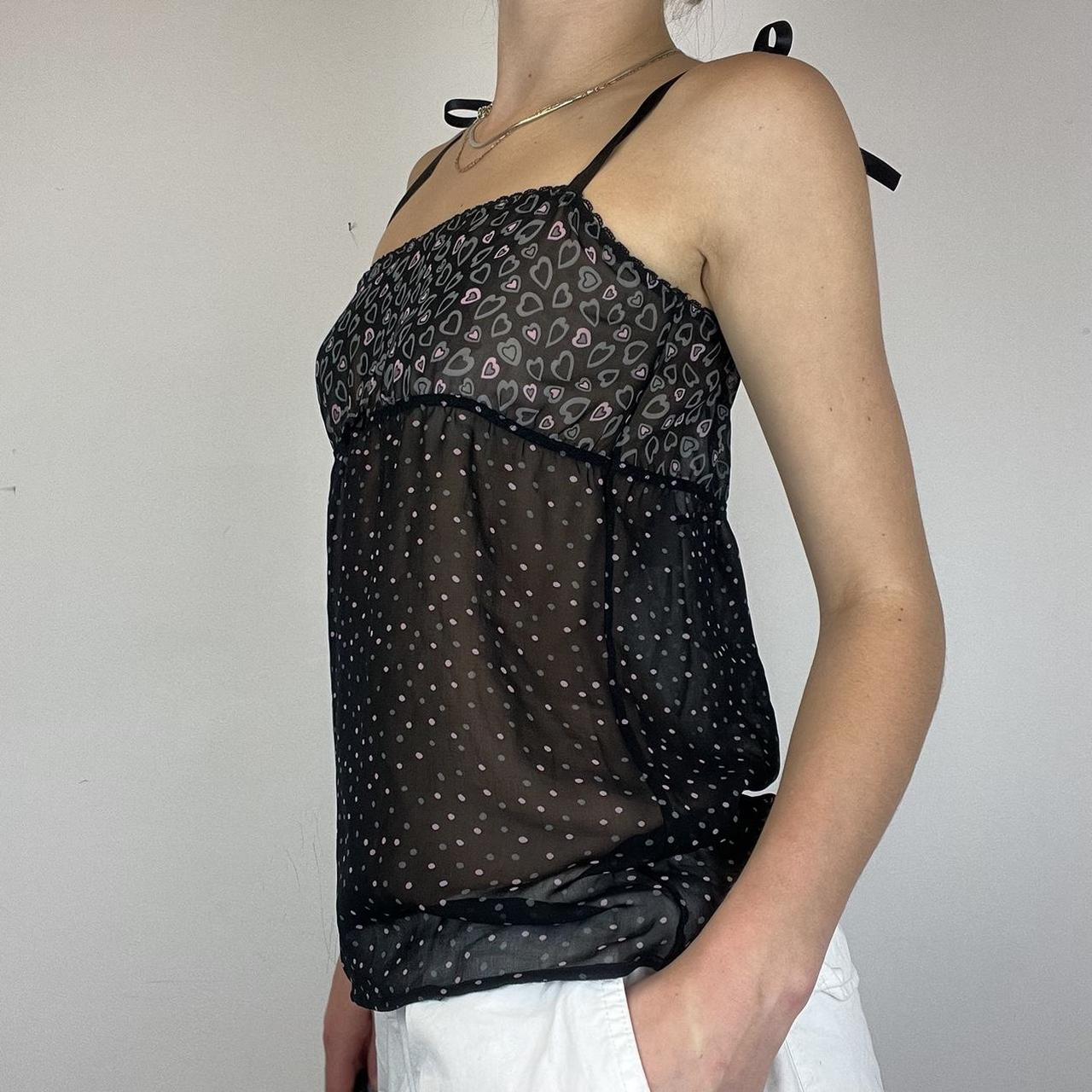 Mesh / sheer cami top