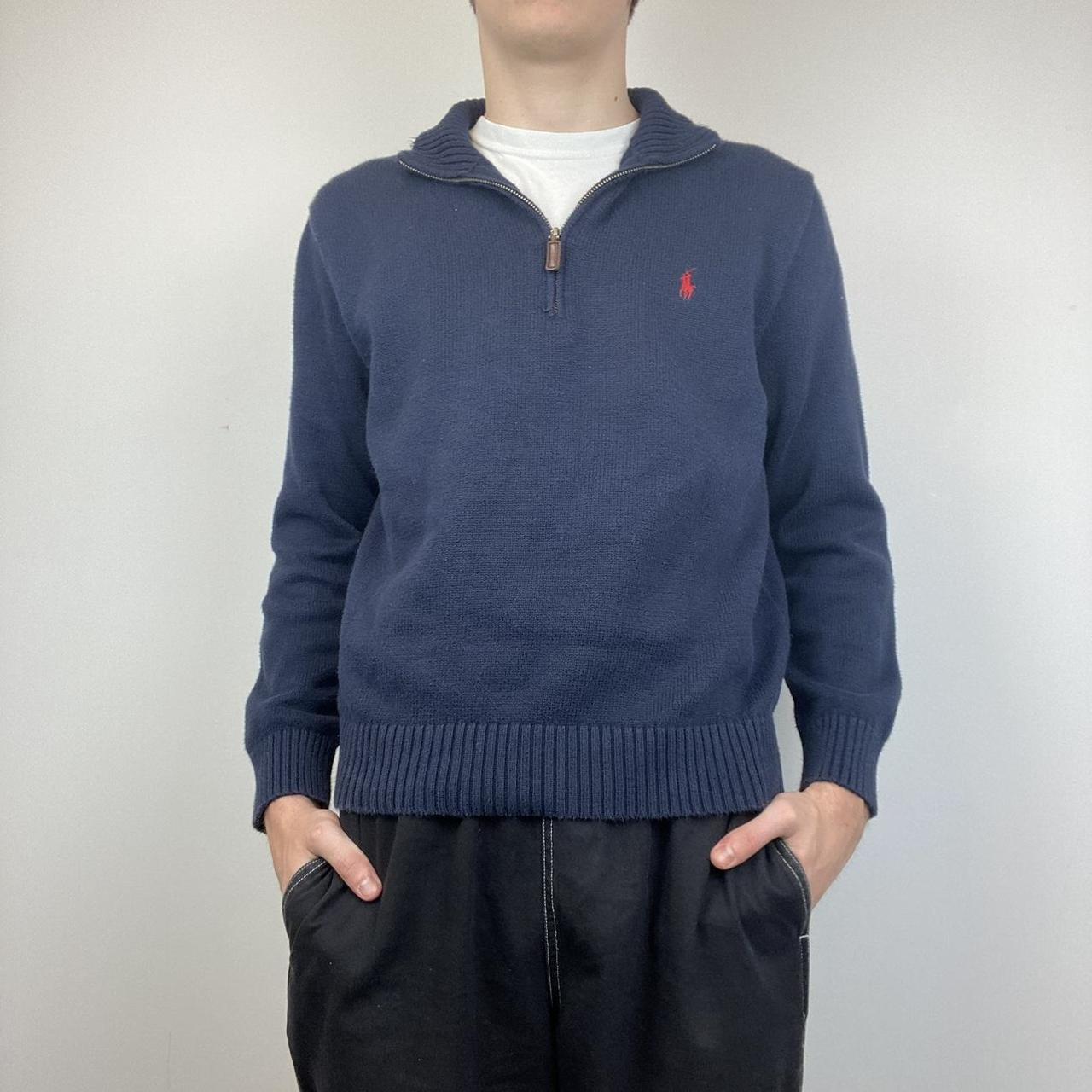 Ralph Lauren Quarter Zip Jumper - M