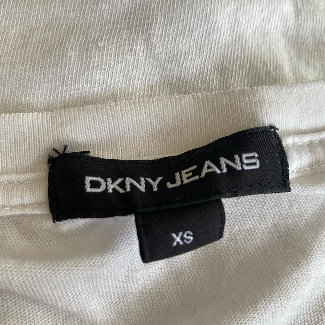 DKNY white graphic tshirt