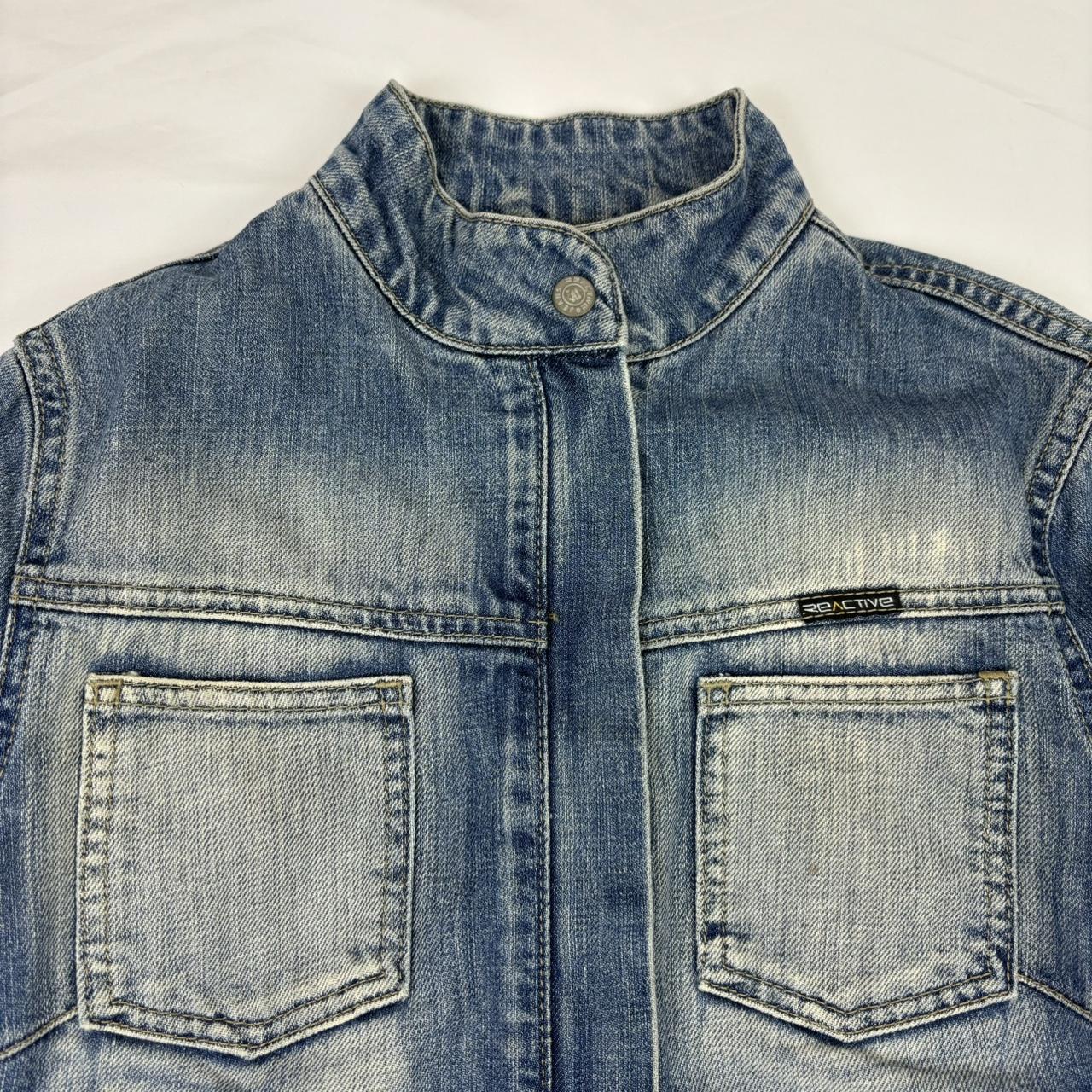 Zip Up Denim Jacket