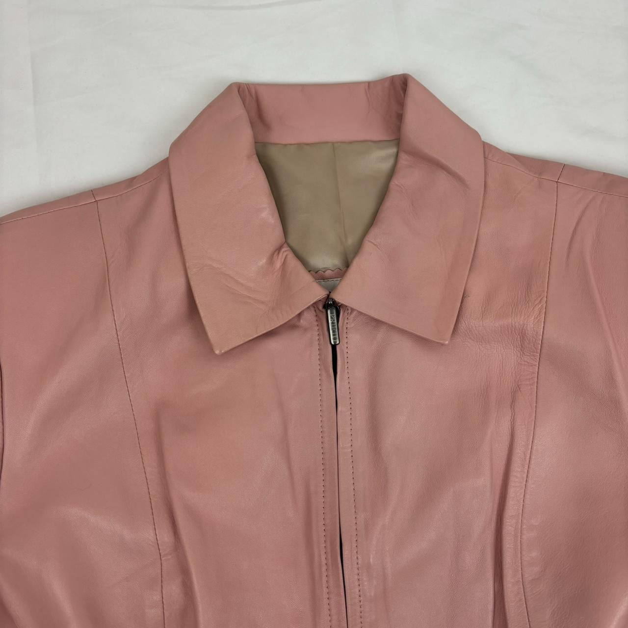 Pink Leather Jacket