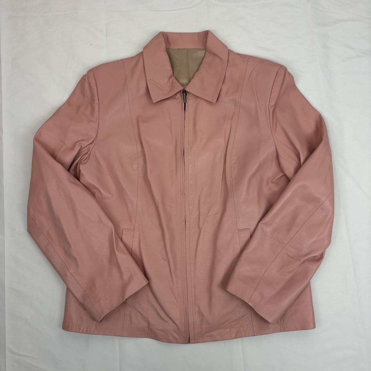 Pink Leather Jacket