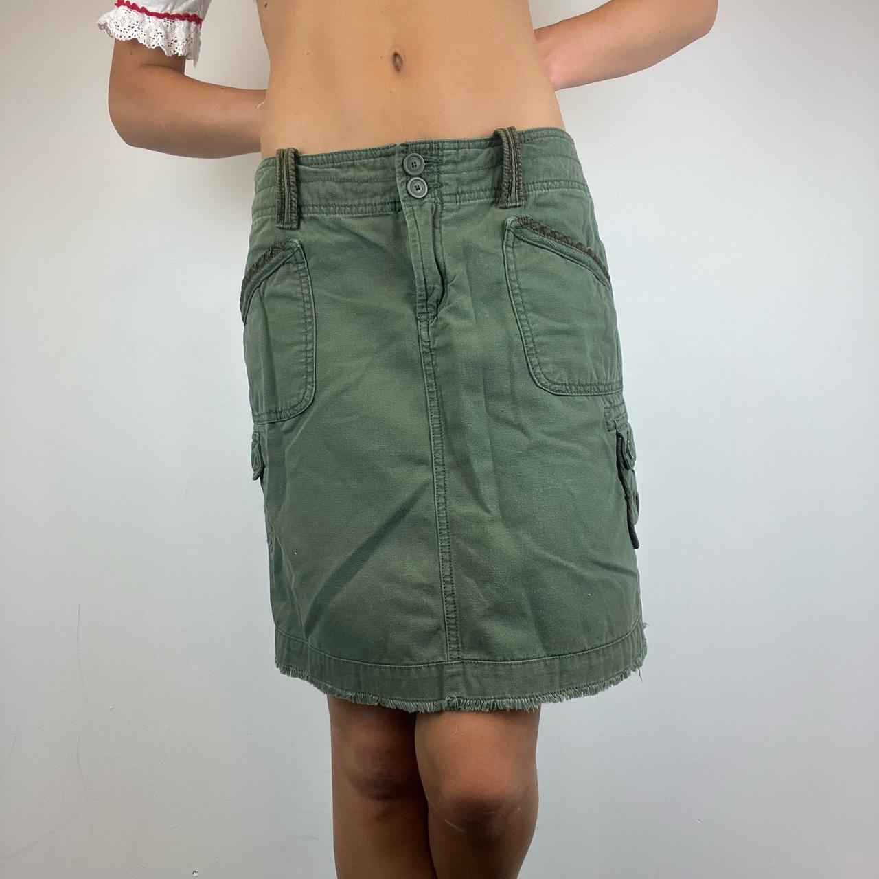 Cargo midi skirt