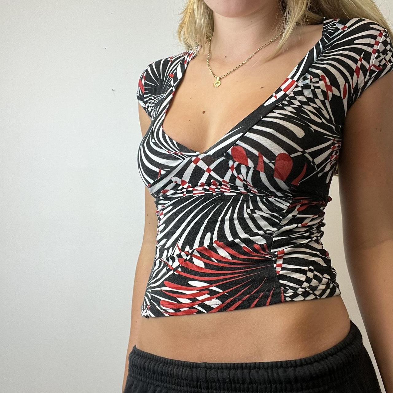 patterned cami top