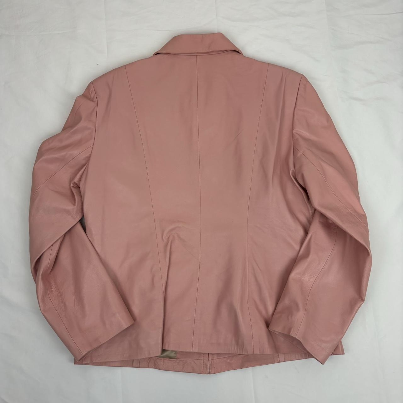 Pink Leather Jacket