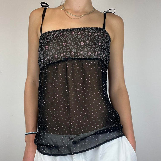 Mesh / sheer cami top