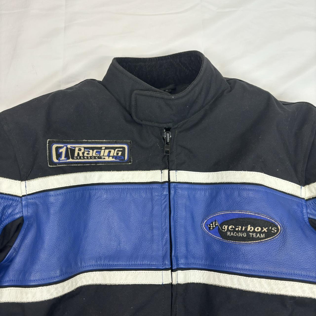 Blue and Black Racing Jacket