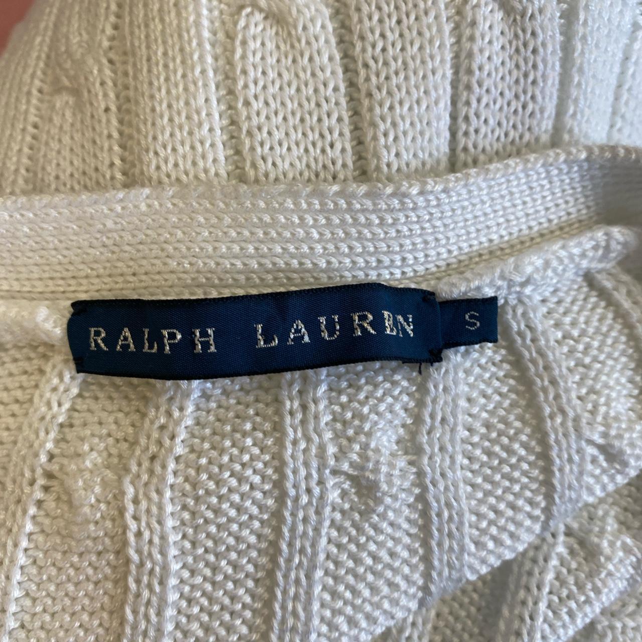 Ralph Lauren Polo cable knit button up cardigan jumper