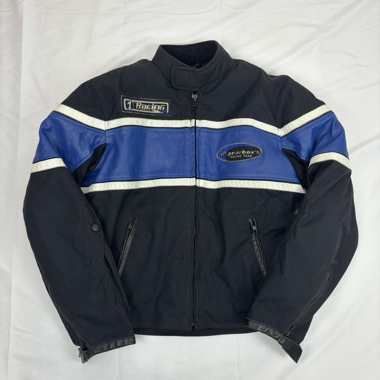 Blue and Black Racing Jacket