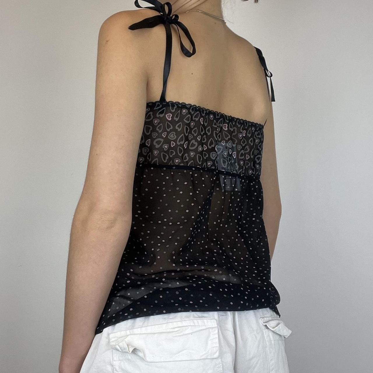 Mesh / sheer cami top